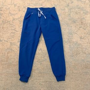 Royal Blue FIGS Zamora Jogger Scrub Pants